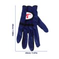 thumbnail image 2 of OULII Blue Non Slip Golfing Gloves for Men Breathable Durable Sports Hand Cover, 2 of 5