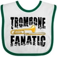 thumbnail image 3 of Inktastic Trombone Fanatic Boys or Girls Baby Bib, 3 of 4
