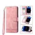 thumbnail image 4 of Wallet Case for iPhone 17 Pro Max Flip Phone Case with Card Slots, Cash Pocket, Kickstand, Magnetic Closure & Wrist Strap, TPU Soft Shell Cover Pink, 4 of 6