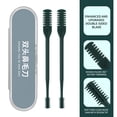 thumbnail image 1 of Heliisoer Nose Hair Cutter 360 Degree Rotation Safe Trim Portable Compact Handheld Nose Hair Cutter Household Goods, 1 of 2