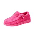 thumbnail image 2 of Willtoo Women's Loafers Lace Up Faux Fur Lining Keep Warm Athletic Sneakers Lightweight Sports Shoes Cozy Non Slip Winter Fashionable Casual Shoes, 2 of 5