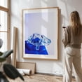thumbnail image 3 of Crystal Turtle on Blue - Photography Oak Framed Wall Art Print 9 x 12 inches, 3 of 80