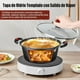 thumbnail image 3 of Juego de Ollas y Sartenes Antiadherente Chef Set, 8 Piezas Sartén para Freír de Grandes, Utensilios de Cocina de Granito sin PFOA, Batería de Cocina para Todo Tipo de Estufas (Negro), 3 of 9