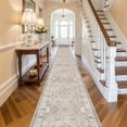 thumbnail image 3 of Hallway Washable Runner Rug - 3x20 Kitchen Rugs Entryway Long Vintage Soft Floor Mat Non Slip Indoor Farmhouse Carpet For Bathroom Living Room Bedroom (3 X 20  Beige), 3 of 7