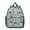 Fireman and Cone, variant on Fireman and Elephant Grey Pattern Backpack for School, Cute School Bag with Adjustable Shoulder Straps and Padded Back, 13.8"x11.4"x6"
