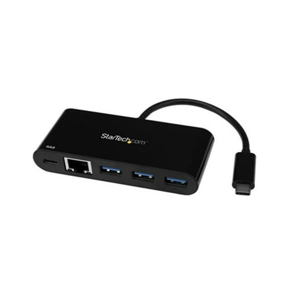 StarTech  USB-C to Ethernet Adapter with 3-Port USB 3.0 Hub & Power Delivery