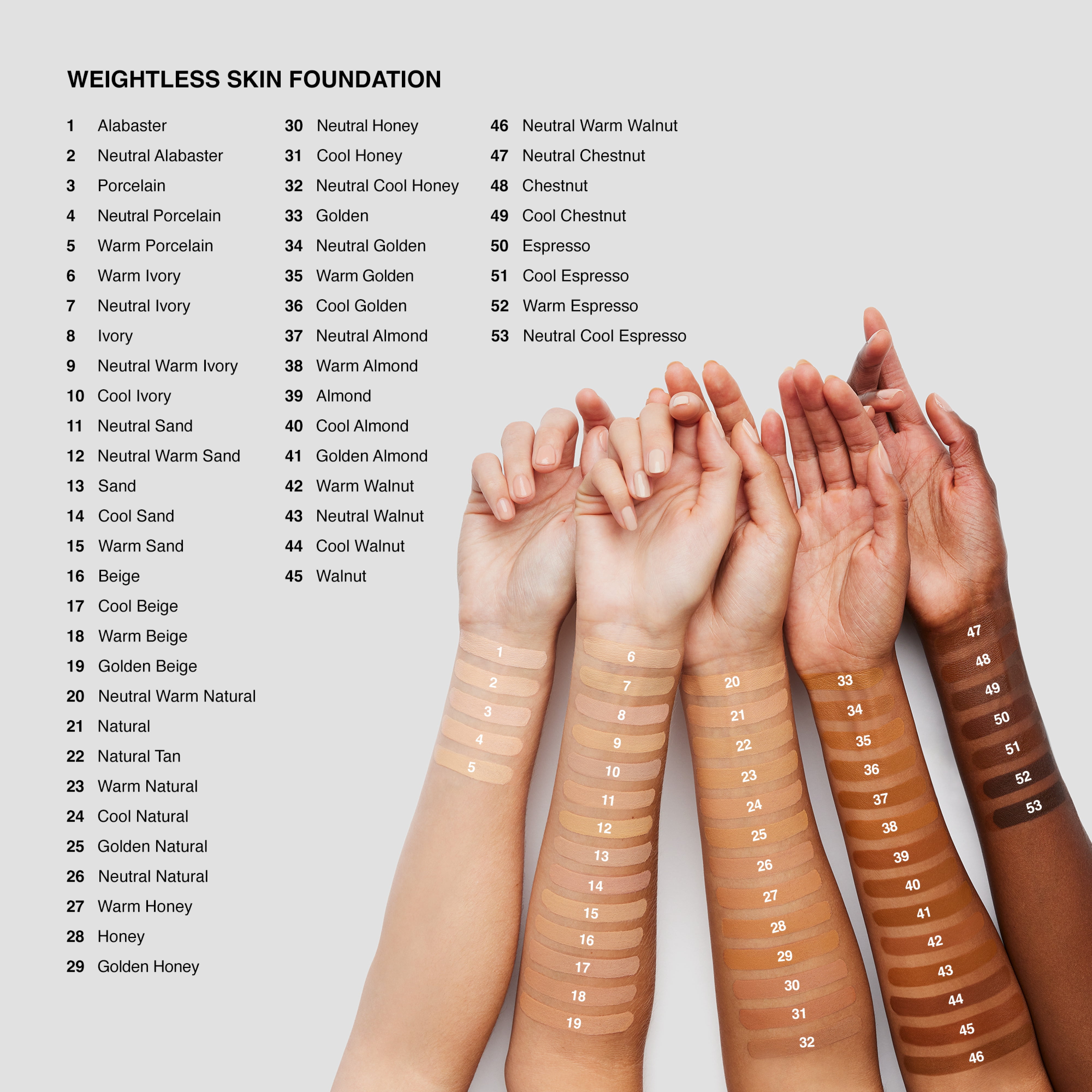 Bobbi Brown Weightless Skin Foundation Broad Spectrum SPF 15, NC-062 Neutral Cool Honey, 1 fl oz/30 ml
