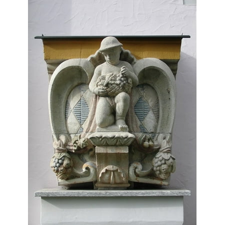 Coat Of Arms Art - canvas print sculpture stone wall bavaria art coat of arms stretched canvas 10 x 14