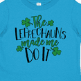 thumbnail image 4 of Inktastic St. Patrick's Day the Leprechauns Made Me Do It Boys or Girls Toddler T-Shirt, 4 of 5