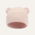 thumbnail image 6 of CAIVO Winter Knitted Hat Kids With Adorable Bear Ears Soft Stretchy Warm Cap Boys Girls Cute Child Solid Color Clothing, 6 of 7