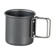thumbnail image 4 of Taza de café para acampar, aleación de aluminio, ligera con asas plegables, vasos gris Zulema Taza Senderismo, 4 of 8