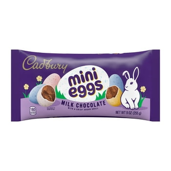 Cadbury Mini Eggs Milk Chocolate Easter Candy, Bag 9 oz