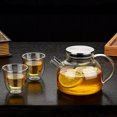 thumbnail image 3 of 1pc 500ml Household Glass Teapot Heat Resistant Glass Teapot Healthy Teapot Small Kettle, 3 of 8