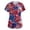 03-Blue, variant on 4th of July Scrub Tops for Women 250 Anniversary USA Soft Stretch V-Neck Medical Scrub Top with Pockets 03-Deep Red XL