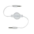 thumbnail image 2 of SCOSCHE IU3.5RCW Replay 3.5mm Retractable Auxiliary Audio Cable 3-foot in White, 2 of 3
