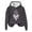 Dark Gray sweatshirt for women #5, variant on Women Pullover Hoodie Long Sleeve Dreamcatcher Feather Print Loose Sweatshirt with Fleece Lining Kangaroo Pocket for Daily Outdoor Casual Wear Black,L