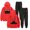 red, variant on Ivan Cornejo Mirada Tour Parte 2 Hoodies Set Merch For Men/Women Sweatshirt Pants Two Piece Set Hooded Streetwear