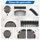 thumbnail image 2 of Protector Pala Padel QMCZLA Negro Diseño de Aleta 68 mm Ajustable, 2 of 7