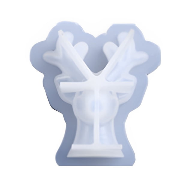 Advancent Molde de resina epoxi para el hogar, colgante de silicona para joyería, molde antiadherente para decoración de cabeza de Animal, accesorios Cocina y Comedor Pequeño Advancent HA080276-01