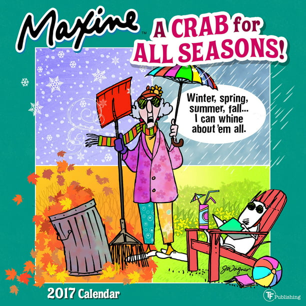 2017 Maxine Wall Calendar 