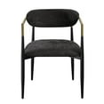 thumbnail image 5 of ACME Jaramillo Wood & Fabric Upholstered Side Chair in Black (Set of 2), 5 of 5