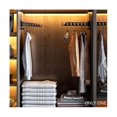 thumbnail image 3 of Tendedero plegable para ropa, tendedero de pared para ropa, resistente, color blanco, 3 of 5