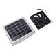 thumbnail image 2 of Kit de ventilador con panel solar, panel solar de silicio monocristalino de 10 W y ventilador de escape para gallinero de casa de mascotas, 12 V, 2 of 5
