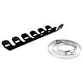 thumbnail image 2 of Almencla 25cm Motorcycle Exhaust Muffler Pipe Leg Protector Heat Cover (Black), 2 of 8