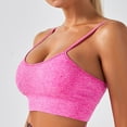 thumbnail image 6 of SOOMLON Womens Bra Sports Yoga Bra Shorts Sports Bra Fitness Yoga Clothes Set Push Up Bralette Female Lingerie Hot Pink S, 6 of 7