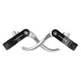 thumbnail image 3 of 1 par de palancas de embrague de freno para bicicleta, mango de bicicleta () negro plateado JShteea Accesorios para bicicletas, 3 of 7