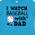 thumbnail image 4 of Inktastic I Watch Baseball with My Dad Boys or Girls Toddler T-Shirt, 4 of 5
