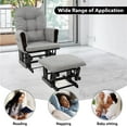 Nursery Glider & Ottoman Sets, Reclining Glider Rocker with Ottoman