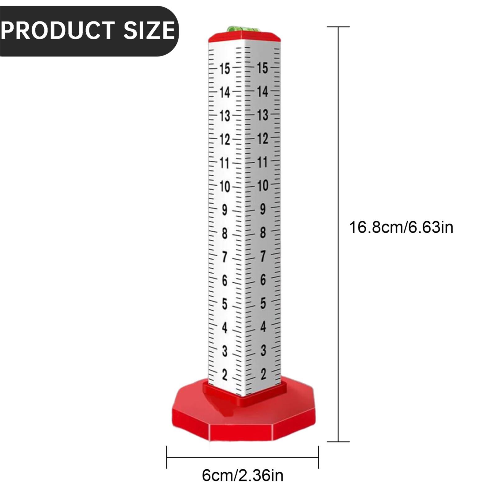 Magnetice Base Ruler Ceiling Tile Ruler 2-Pack Ceiling & Floor Tile Height Rulers - Magnetic ...