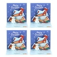 thumbnail image 1 of Pop Up Card Christmas Pack of 4, Funny 3D Christmas Card, Red, 1 of 5