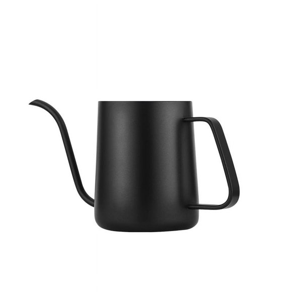 Cafetera de acero inoxidable 304 de boca pequeña, para uso doméstico, de boca larga