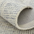 thumbnail image 4 of 2' X 3' Ivory And Gray Wool Plaid Tufted Handmade Stain Resistant Area Rug, 4 of 9