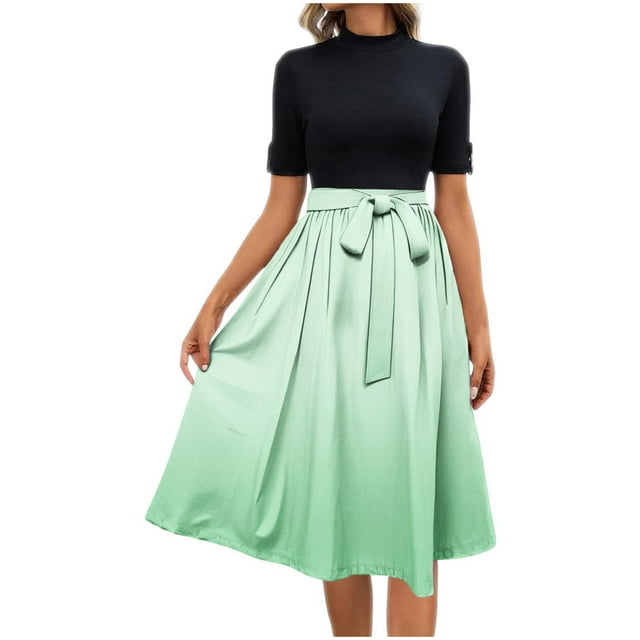 Hauts à Enfiler pour Femmes Vêtements de Printemps Automne 2025 Chemises Amples Hauts de Festival Aguichant Robes à Imprimé Bandage Élégantes Décontractées Confortables All Occasio Robe à Boutons à la Taille Grande Taille Hauts pour Femmes Été