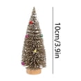 thumbnail image 3 of Lzobxe Mini Christmas Tree Desktop Decoration Scene Layout Decoration Artificial Mini Christmas Pine Tree Indoor Tabletop Ornaments Decorations, 3 of 6