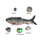 thumbnail image 3 of Señuelo Eléctrico, CEBO DE NATACIÓN MULTISTICULADO RECARGABLE CON LUZ LED PARA PESCA, NATACIÓN AUTOTICA REALISTA, EMISIÓN DE LUZ Verde Subacuática, 3 of 7