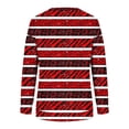 thumbnail image 4 of ICHUANYI Liquidación Moda Mujer Impreso Camiseta Suelta Manga Larga Blusa Cuello Redondo Casual Tops Sudadera Sudaderas ICHUANYI WER202308234040, 4 of 5