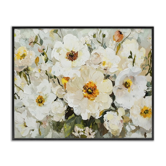 Stupell Industries French Country Porcelain Flowers Bundle Black Framed Giclee Art, 14 x 11, by Franklyn Gregory