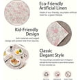 thumbnail image 3 of Placemats,Pink Grey White Hexagonal Marble Placemats 12x18 Inch Waterproof Non-Slip Washable Table Mats for Kitchen Dining Party Table Decor,Set of 6Photo Color12x18x6, 3 of 5
