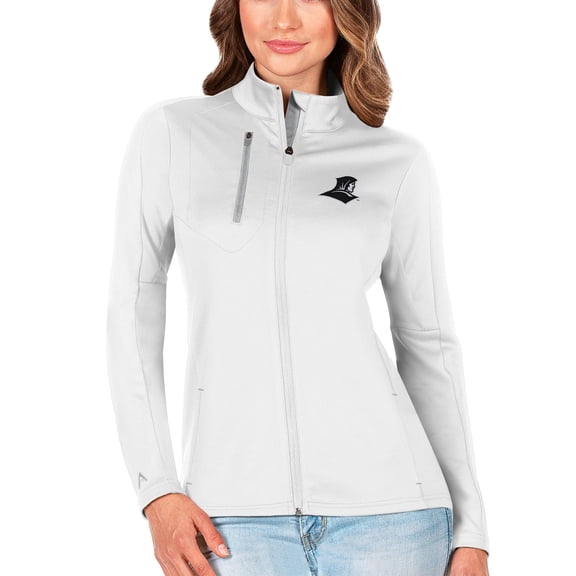Women's Antigua White/Silver Providence Friars Team Generation Full-Zip Jacket