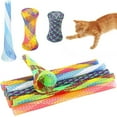 thumbnail image 4 of 10PCS Spring Tube Cat Toys Stretchy Teasing Cat Toys Plastic Spring Toys for Cat, 4 of 10