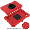 thumbnail image 6 of Allytech Kidsproof Case for Samsung Galaxy Tab A7 Lite 8.7" 2021, Shockproof EVA Impact Resistant Built-in Rotatable Kickstand Case with Removable/Adjustable Shoulder Strap for SM-T220/T225, Red, 6 of 6