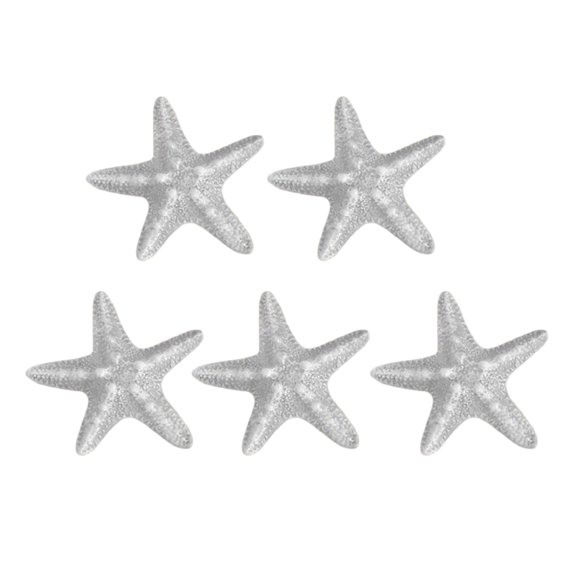 Stable Grip Hair Clip 5pcs Girls Hairpin Set with Starfish Shape Hair Clip Stable Grip Macaron Colors Trendy Summer Hair for Beach for Women