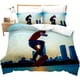 thumbnail image 1 of Tamaño Monopatín Niños Funda Nórdica Juvenil Deportes Extremos Tema Ropa de Cama Set, 1 of 5