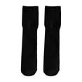 thumbnail image 4 of IWRICH Women's Slouch Socks 80s Scrunch Socks Extra Long Slouchy Sock White Soft Comfy Socks Black, 4 of 4