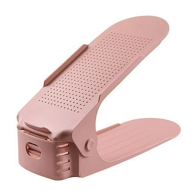 Shoe Rack Shoe Organizer,Space-Saving Storage,Shoe Organizer for Closet,Shoe Slots Organizer Adjustable Level Shoe Stacker Holder Storage Space Saving Sneakers Display Tray Rack for Closet