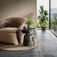thumbnail image 3 of Meridian Furniture Avellino Table d'Appoint en Béton Vert pour Intérieur/extérieur, 3 of 6